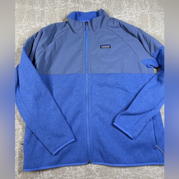 Patagonia Lightweight Better Sweater Fleece Full Zip Jacket Blue Size XL - Picture 1 of 6